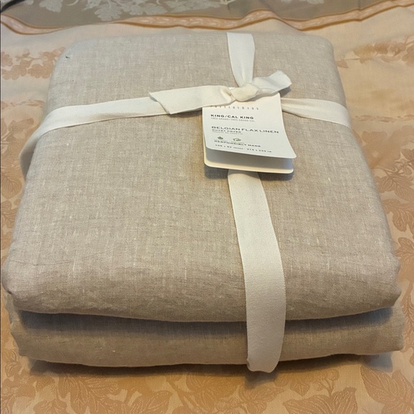 Pottery Barn Belgium Flax Linen Duvet Cover king cal king - Picture 4 of 4